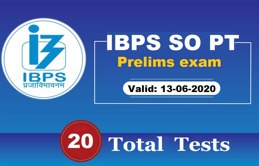 IBPS SO PRELIMS